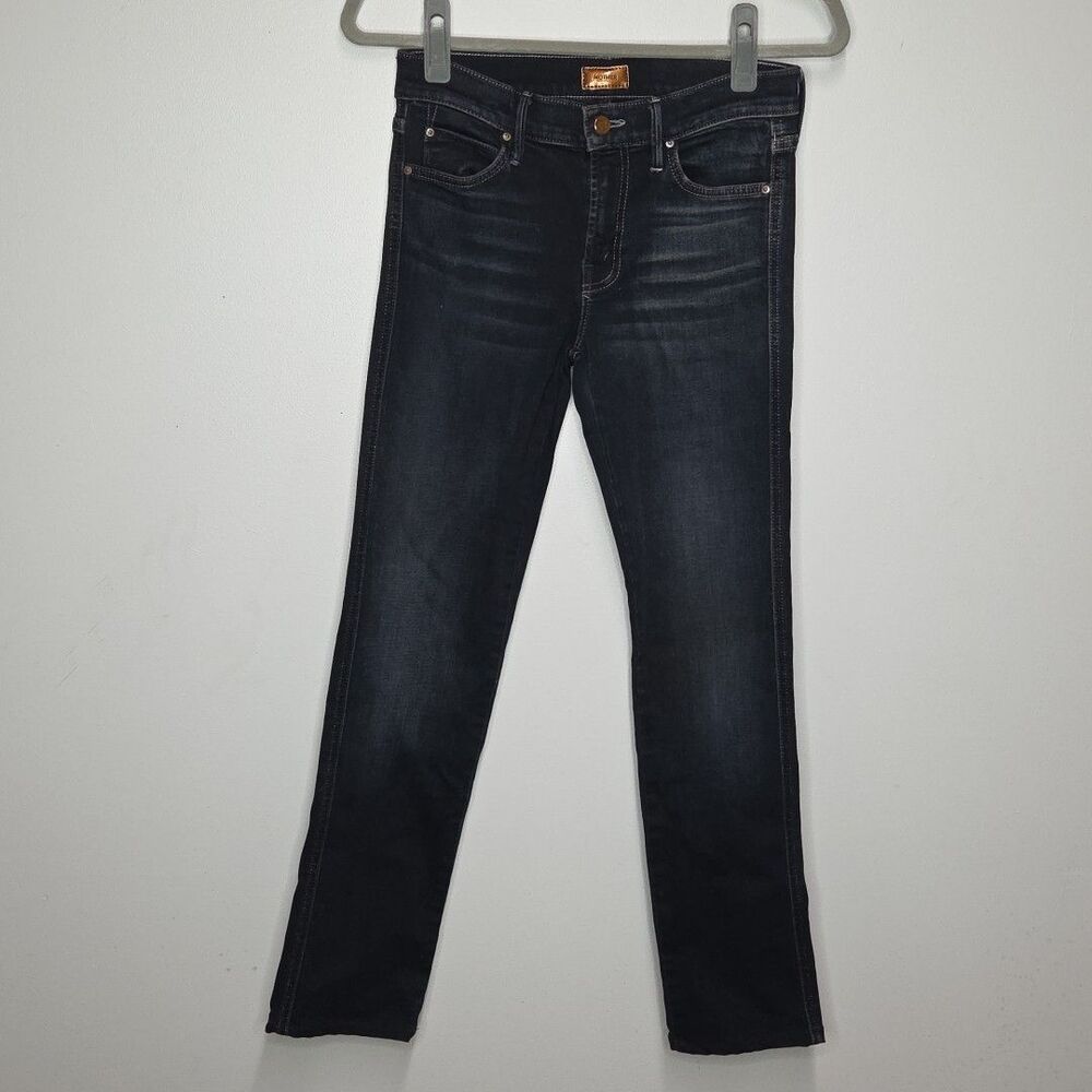 Mother Jeans Womens 26 Blue The Rascal Hover High Rise Straight Denim Made USA
